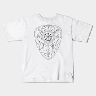 Vegvisir - The Viking Compass | Norse Pagan Symbol Kids T-Shirt